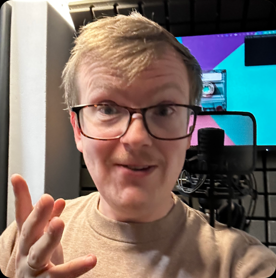 Gruß aus dem Synchronstudio